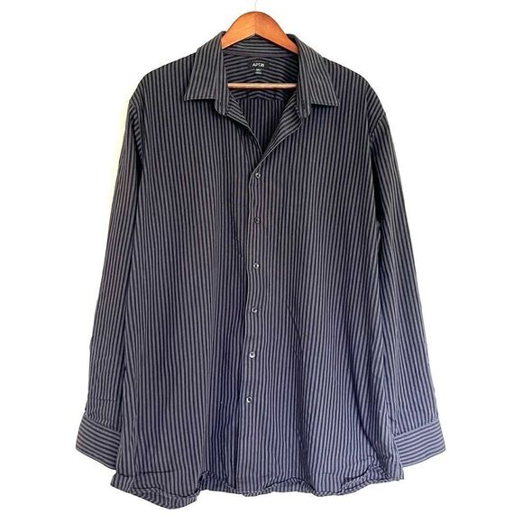 Apt 9 Men’s Striped Button Down Shirt Size 2XLT - Picture 1 of 8